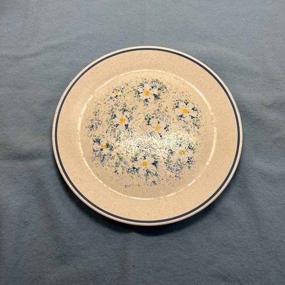 COPY - Lenox Temperware Dewdrops Large dinner Plates Floral Blue Yel… - Picture 3 of 4